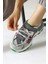 Nely Gri Asimetrik Bağcıklı Sneakers 3