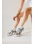 Siska Mavi-Gri Bağcıklı Yüksek Taban Sneakers 3