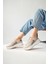 Mintra Bej Dalgıç Kumaş Baksılı Sneakers 2