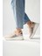 Mintra Bej Dalgıç Kumaş Baksılı Sneakers 3