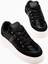 Julissa Siyah Süet Parlak Desenli Kalın Taban Kadın Sneakers 5