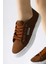 Timon Kahve Rahat Taban Keten Sneakers 2