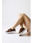 Timon Kahve Rahat Taban Keten Sneakers 5