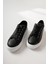 Tinka Siyah Kalın Tabanlı Leopar Detaylı Sneakers 5