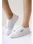 Timon Beyaz Rahat Taban Keten Sneakers 1