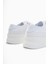 Sassa Beyaz Yüksek Tabanlı Bağcıklı Kadın Sneaker 3