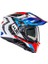 RPHA60 Dakar MC21 Kapalı Motosiklet Kaskı Mavi Kırmızı 3