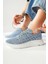 Melisia Mavi Taş Detaylı Örgü Spor Ayakabı 1