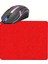 Kırmızı Kum Desen Mouse Pad - LED Işıklı 3D Gaming Tip Kablolu Mouse Bilgisayar Faresi Notebook Pc Uyumlu Oyuncu Mause 1