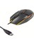 Siyah Kum Desen Mouse Pad - Rgb LED Işıklı 6d Gaming Kablolu Mouse Notebook Pc Uyumlu Oyuncu Mause 2