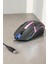 Pembe Kum Desen Mouse Pad - LED Işıklı 3D Gaming Tip Kablolu Mouse Bilgisayar Faresi Notebook Pc Uyumlu Oyuncu Mause 2
