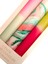 Ae'on 3'lü Şamdan Mum Seti Mermer Desen, Neon, Pastel- Damlatmaz 2