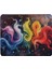 Rengarenk Desenli Mouse Pad+ Kablolu Mouse Bilgisayar Faresi Notebook Pc Windows Uyumlu Mause 3
