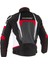 Airblade-5 Korumalı Motosiklet Montu Siyah Beyaz Kırmızı 2