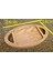 Oval Küçük Sunum/çerez Tahtası - 14 x 24 cm - Açık Kahverengi 8