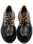Kadın Vegan Deri Siyah Günlük Ayakkabı - Black Leo Tasarım 2
