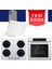 & Hoover Bianco Fusion Beyaz Ankastre Set ( QBL62CB + HVW6MW + D064 ) 1