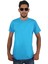 Erkek %100 Pamuklu Bisiklet Yaka Tişört, Nefes Alabilen Kaliteli T-Shirt 1