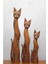 Ahşap 3'lü Kedi Seti 1 Metre Model 1 1