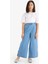 Kız Çocuk Culotte Geniş Paça Jean Pantolon D7102A825SM 2