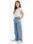 Kız Çocuk Wide Leg Kargo Geniş Bol Paça Jean Pantolon E2304a825sp 2