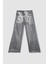 Kız Çocuk Wide Leg Geniş Bol Paça Parlak Jean Pantolon C2019A824SP 8