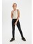 Kız Çocuk Standart Boy Siyah Basic Düz Tayt D4068A824WN 2