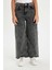 Kız Çocuk Wide Leg Kargo Cepli Geniş Bol Paça Jean Pantolon C8541A824AU 4