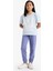 Kız Çocuk Standart Fit Basic Düz Beli Lastikli Okul Jogger Eşofman Altı Y1226A625AU 2