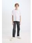 Erkek Çocuk Loose Fit Düz Paça Cepli Basic Düz Jean Pantolon C3698A824WN 1