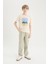 Erkek Çocuk Loose Fit Standart Paça Gofre Dokulu Pantolon D7794A825SP 2