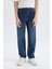 Erkek Çocuk Loose Fit Düz Paça Basic Düz Jean Pantolon C3698A824WN 4