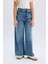 Kız Çocuk Wide Leg Geniş Bol Paça Jean Pantolon D9697A825SM 6