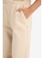 Kız Çocuk Beli Lastikli Wide Leg Geniş Bol Paça Bürümcük Pantolon E1103A825SP 6
