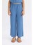 Kız Çocuk Wide Leg Geniş Bol Paça Beli Lastikli Bürümcük Pantolon C5372A824SM 3