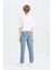 Erkek Çocuk Straight Fit Düz Paça Basic Düz Jean Pantolon 6