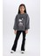 Kız Çocuk Standart Boy İspanyol Paça Basic Düz Tayt D3888A824WN 3
