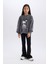 Kız Çocuk Standart Boy İspanyol Paça Basic Düz Tayt D3888A824WN 4