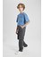 Erkek Çocuk Kargo Fit Standart Paça Twill Pantolon B7162A824SP 3