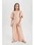Kız Çocuk Wide Leg Geniş Bol Paça Pamuklu Pantolon C0448A824SP 1