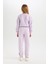 Kız Çocuk Disney Lilo & Stitch Beli Lastikli Standart Fit Jogger Eşofman Altı D3224A824WN 6