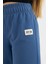 Kız Çocuk Dokuma Etiketli Beli ve Paçası Lastikli Jogger Eşofman Altı C4594A824SM 5