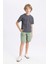 Erkek Çocuk Kargo Fit Gabardin Şort C3528A824SM 2
