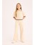 Kız Çocuk Wide Leg Geniş Paça Pamuklu Pantolon D7098A825SM 2