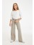 Kız Çocuk Wide Leg Geniş Bol Paça Cepli Jean Pantolon D7178A824WN 4