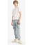 Erkek Çocuk Kargo Cepli Esnek Bantlı Jogger Paça Jean Pantolon E0246A825SM 2