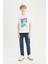 Erkek Çocuk Slim Fit Dar Kesim Düz Paça Basic Düz Jean Pantolon D6649A825SM 1