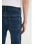 Erkek Çocuk Slim Fit Dar Kesim Düz Paça Basic Düz Jean Pantolon D6649A825SM 6