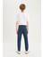 Erkek Çocuk Slim Fit Dar Kesim Düz Paça Basic Düz Jean Pantolon D6649A825SM 7