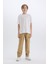 Erkek Çocuk Loose Fit Standart Paça Gabardin Pantolon D3406A825SP 1